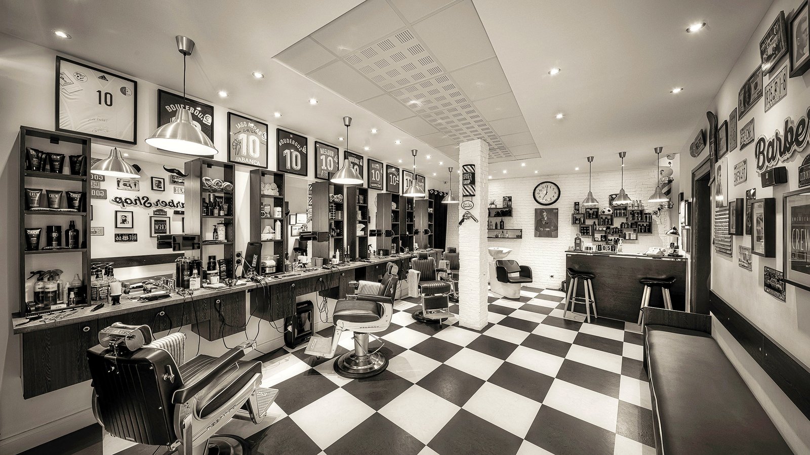 Barber interior